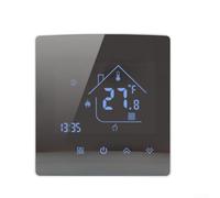 Controlador de calefacción de agua X5 3A LCD interruptor de pantalla táctil | Soporte de calefacción eléctrica de 16 A, panel táctil acrílico, rango de 5 a 90 °C, instalación empotrada