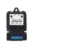 Controlador de carga de panel solar con tecnología PWM para sistemas de 6 V y 12 V, regulación de corriente de 10 A (3 A, 6 V, 12 V)