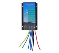 Controlador de carga de viento, 12 24 V, 1000 W/500 W, controlador de carga híbrido solar IP67, impermeable, ajuste automático, generador de turbina eólica para luz de calle