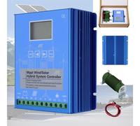 Controlador De Carga Híbrido Eólico Y Solar De 20000W, Regulador Complementario Eólico Y Solar, Identificación Automática De 12/24/48v, Carga De Refuerzo Mppt, Panel Solar De Turbina Eólica