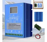Controlador de carga híbrido solar de viento de 2000 W para turbina eólica de 1000 W y panel solar, 12 V/24 V/48 V, con carga de descarga para el hogar y el sistema de energía renovable de luz de