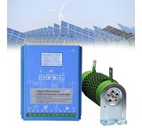 Controlador de Carga Híbrido Solar Eólico de 12000 W,Controlador de Carga de Turbina Eólica,Regulador Inteligente Digital,para Suplementario Solar Eólico de Panel Solar Eólico,12000W/48V
