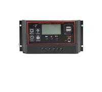 Controlador De Carga Solar 100 A Y 60 A, Pantalla LCD Con Doble Puerto USB, Regulador Automático Panel, Batería, Ajuste Del Temporizador 12 V 24 para paneles solares(90A)