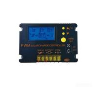 Controlador de carga solar 12V 24V 30A para PWM LCD Retroiluminación Dual USB para RV Barco Camping Off-Grid Sistema Unidad de regulación de energía de batería