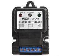 Controlador de carga solar 6v 12v 10a para regulador Pwm con carga de 3 etapas para batería ácida y luz de calle, protección IP30 (10A 11.1V 22.2V)