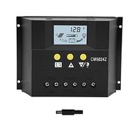 Controlador de Carga Solar CM5024 12V/24V 50A Pantalla LCD Panel Solar Batería Regulador Inteligente Parámetro Automático Compensación de Temperatura Ajustable