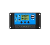 Controlador de carga solar Controlador De Carga De Generador Solar A Prueba De Agua De 100 W, 12 V Y 24 V, Regulador De Generador De Energía Eólica, Controlador De Molino De Viento(10 A)
