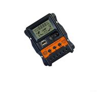 Controlador de carga solar de 12 V/24 V, reconocimiento automático de voltaje, MPPT 10 A, 20 A, 30 A, con doble salida USB y monitor LCD para sistemas de energía solar eficientes (10 a)