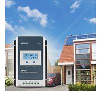 Controlador de carga solar de 40 A MPPT + Monitor MT50 + Paquete Temp.Sensor Paneles solares Tracer 4210AN 100V