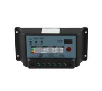 Controlador de carga solar de batería dual 10 A 20 A 30 A para carga PWM 12 V 24 V, ABS con pantalla, mecanismos de seguridad integrados y funcionamiento eficiente (20 A)