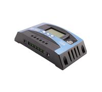 Controlador de Carga Solar MPPT 100A Pantalla LCD USB Dual 12V 24V Regulador de Cargador de Panel de Celda Solar AutomáTico con Carga