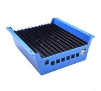 Controlador de carga solar MPPT 12V 24V 36V 48V 60A 80A 100A con pantalla LCD e identificación automática de voltaje de batería para sistemas fotovoltaicos (80A)