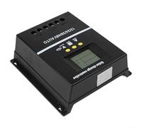 Controlador de carga solar MPPT 200A con monitor LCD para batería y estado de carga compatible con detección automática de voltaje de 12V/24V/36V/48V