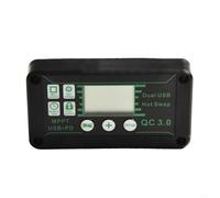 Controlador de carga solar MPPT con pantalla digital, diseño impermeable, compatible con sistemas de 12 V/24 V, rango de corriente 10 A 100 A (30 A)
