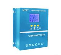 Controlador de carga solar MPPT de 100 A 12 V-48 V automático, pantalla LCD de datos dinámicos, puertos USB duales de 5 V, protección de temperatura de sobrecorriente de sobretensión para sistemas de