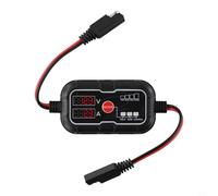 Controlador de carga solar MPPT de 12 V 10 A con pantalla LCD, carga inteligente de 3 etapas (aumento/ecualización/flotación), IP65 resistente a la intemperie, compatible con