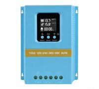 Controlador de carga solar MPPT de 150 A con pantalla LCD de código de error y USB dual para sistemas de 12 V, 24 V, 36 V, 48 V