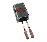 Controlador de carga solar Mppt de grado industrial con voltaje ajustable de 24 V a 85 V y protección impermeable IP66 para uso en exteriores, gris (EL-MU200SP)