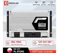 Controlador de Carga Solar MPPT EPEVER 80/100A, IP32 Impermeable, 12V/24V/48V DC Automático, Compatible con Panel Solar LiFePO4 200V IT10420NC