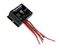 Controlador de carga solar PWM de 10 A, 12 V, 24 V, con protección contra el polvo y la humedad para litio ácido y aplicaciones (12 V, 24 V, 10 A, plomácido)