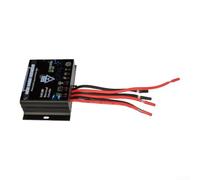 Controlador de carga solar PWM de 10 A, 12 V, 24 V, con protección contra el polvo y la humedad para litio ácido y aplicaciones (12,8 V 10 A LIFIPO4)
