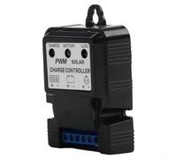 Controlador de carga solar PWM de 10 A, regulador inteligente de 6 V 12 V con 3 modos de pantalla LED para luces de calle, monitores (10 A, 11,1 V, 22,2 V)