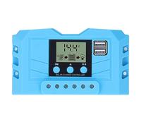 Controlador de carga solar - PWM de grado industrial MPPT Dual MOS anti - respaldo, pantalla LCD grande para s solares comerciales e industriales en el hogar (type 3)