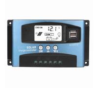 Controlador de carga solar universal MPPT 40/50/60/100A Pantalla LCD USB dual 12V 24V(60A)