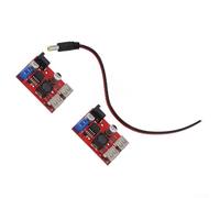 Controlador de cargador solar 3A, salida USB dual 5V/3A máximo, módulo de carga reductor para paneles solares entrada de 6V-40V, diseño portátil compacto