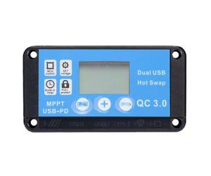Controlador de cargador solar - Chip de alta eficiencia, unidad regulador de voltaje automático DC 12V 24V, mecanismo de seguimiento inteligente, protección térmica sellada impermeable | Herramienta