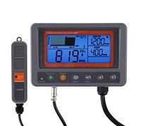 Controlador de CO2, Controlador de dióxido de Carbono, medidor de CO2, función de relé diurno y Nocturno, Sensor de CO2 NDIR para Invernadero, Salas de Cultivo, fábrica, hogar, Oficina