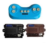 Controlador de coche para niños J2WB-7P-12V, kit remoto inalámbrico, función de arranque lento, compatible con coches de juguete, material ABS estándar (J2W-7P-6V, juego completo)