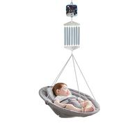 Controlador de columpio eléctrico para bebé, con función de temporizador, conexión Bluetooth, volumen de música ajustable, oscilación, columpio para bebé, capacidad de carga de 19 kg