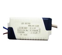 Controlador de corriente constante for LED, 85-265 V, 1-3 W, 4-5 W, 4-7 W, 8-12 W, 18-24 W. Fuente de alimentación con salida de 300 mA. Controlador externo for downlights.(12W to 18W)