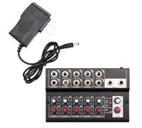 Controlador de DJ, Consola de mezclas de 10 canales Mezclador digital Mezclador estéreo USB for grabar DJ