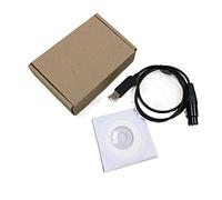 Controlador de DJ Controlador mini DJ Luces Control de la consola 512 Proyector de etapa Proyector en movimiento Fireworks Machine Machine Equipador Para luces de DJ, luces par y móviles(DMX-USB Cable