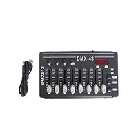 Controlador de DJ Controlador mini DJ Luces Control de la consola 512 Proyector de etapa Proyector en movimiento Fireworks Machine Machine Equipador Para luces de DJ, luces par y móviles(Mini Dmx Cons