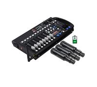 Controlador de DJ Mini controlador DMX inalámbrico 192 canales Controlador de batería RECHARILE DMX512 Sistema inalámbrico del transmisor del receptor para aprender a mezclar (Color : 1 C 3R, Size :
