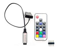 Controlador De Efectos De Iluminación De Ventilador De Computadora, 5V 3 Pines / 12V 4 Pines RGB Equipo De Ventilador Control De Cable / Control Remoto Con Interruptor De Encendido / Apagado Y Ajuste