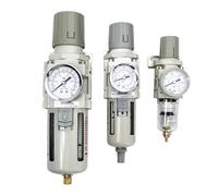 Controlador de filtro de aire for compresor, separador de aceite, regulador de presión de aire neumático, AW2000-02, AW3000-03, AW4000-04, 1 unidad(AW4000-04D SM40PM40,Fiber Filter)