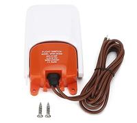 Controlador de flotador de bomba de sentina automática, drenaje de bote Bilge Bomba de agua Bomba flotante Sellado seguro para 25 amperios 12V 24V 32V s con cable de 39.4 pulgadas