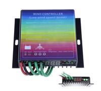 Controlador de generador de turbina eólica, pantalla digital, carcasa a prueba de polvo, convertidor de potencia de 800 W y 500 W para sistema híbrido de molino de viento, regulador de carga de barco