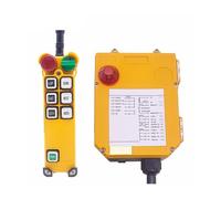 Controlador de grúa, F24-6D 6 botones grúa de Radio inalámbrica Industrial Control remoto interruptores de doble velocidad elevador puente grúa controlador(1T1R,AC380)