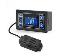 Controlador de humedad de temperatura digital XY-WTH1 con sensor integrado y salida dual para HVAC y gestión ambiental