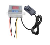 Controlador de humedad digital HaloVerde para un control ambiental preciso, este interruptor regulador de humedad XH - W3005 presenta un rango de humedad relativa de 00% ~ 99% y (12V)