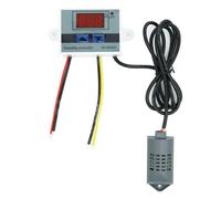 Controlador de humedad digital XH-W3005 W3005, 12 V CC, 24, 220, 10 A, higrómetro, interruptor control, 0~99% relativa, higrostato con sensor