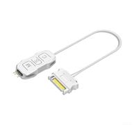 Controlador de iluminación ARGB | Material ABS, Hub de 3 pines para alimentación SATA, interruptor de modo manual para ventiladores de carcasa de PC y tiras LED (blanco)