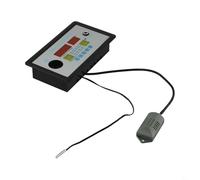 Controlador de incubadora de huevos de precisión con termostato ajustable y seguimiento visual de la línea de tiempo de incubación (220 V)