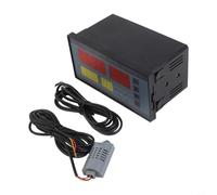 Controlador de incubadora digital XM-18, termostato multifuncional higrostato con sonda de sensor de humedad para un control preciso (220 V)