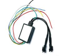 Controlador de intermitente compatible con maletero con luz de secuencia, 12 V/5 V, luz de bienvenida dinámica, luz de freno y marcha atrás, control para vehículos (12 V)